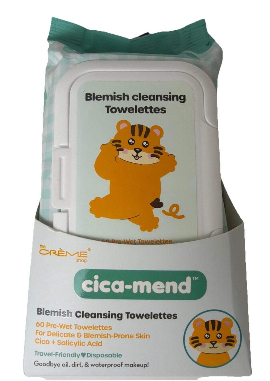 The Creme Shop Cica-mend Blemish Cleansing Towelettes New